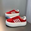 Red platform women's summer new breathable thin versatile casual sports shoes