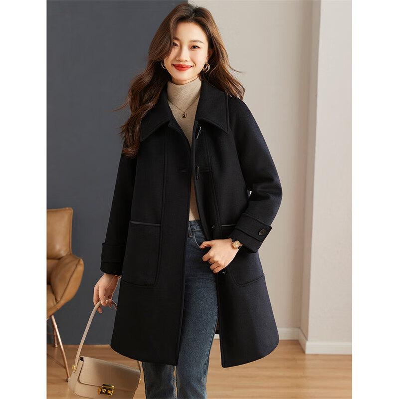 Shang Jing Women's Winter Wool Blend Overcoat