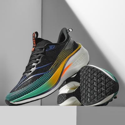 Damen Casual Sneaker*Herren Sportschuhe Carbonplatte Laufen Männlich Marathon Rennen Stoßdämpfend Leichtathletik Trainingsschuhe Fitnessstudio