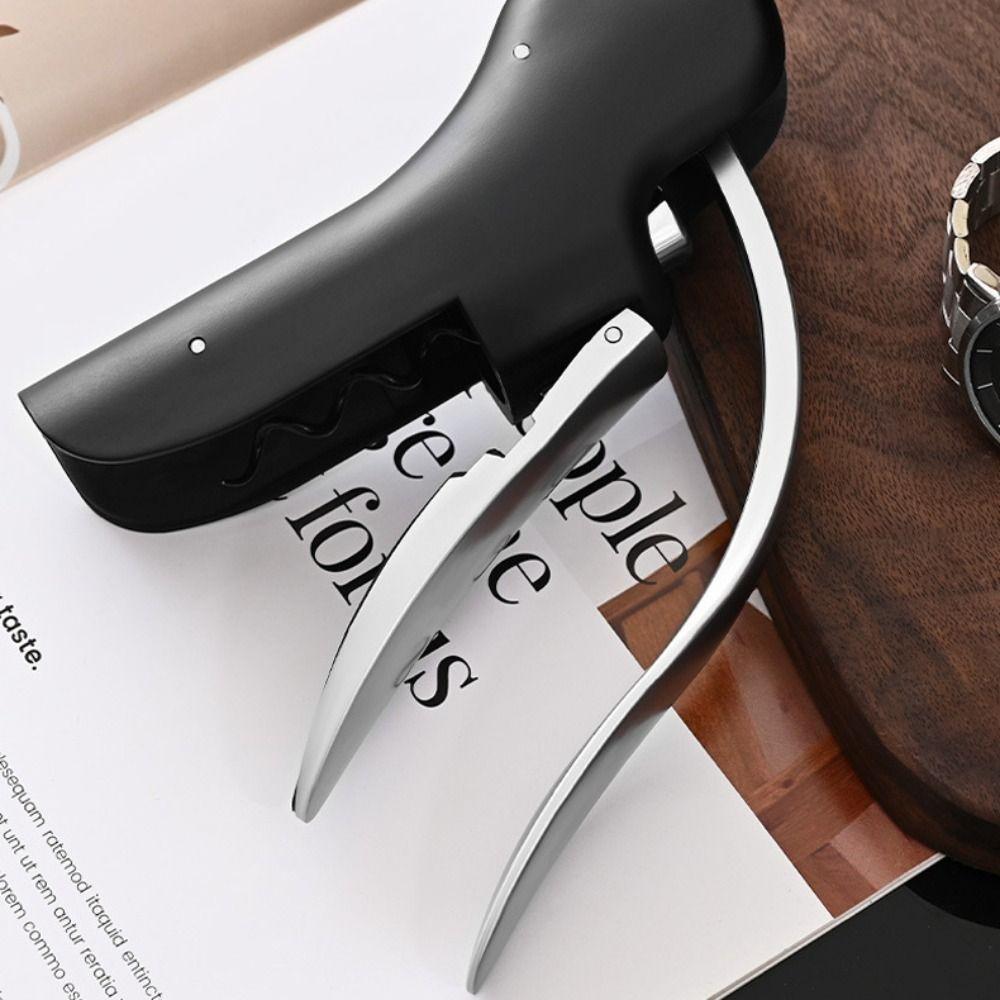 Household Zinc Alloy Corkscrew Cork Drill Manual Labor-saving Bottle Opener Vertical Wine Bottle Lever Party