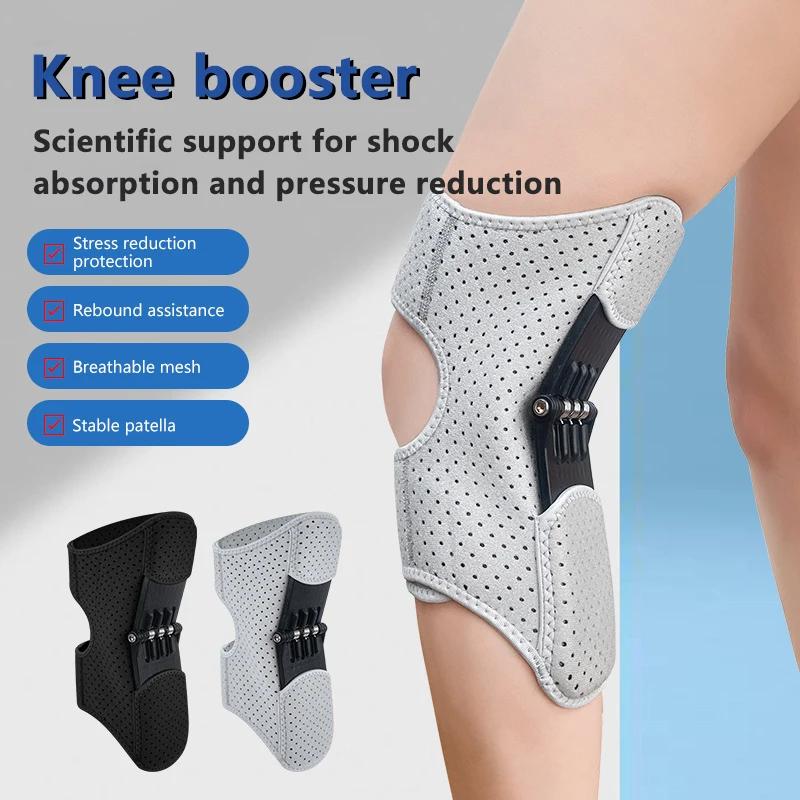Joint Support Knee Pad Adjustable Strap Breathable Knee Compression Sleeve Spring Loaded Knee Support Brace New