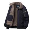 Men's High-End Winter Pilot Jacket with Lambswool and Velvet
