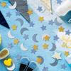 400 Pieces Glitter Star and Moon Paper Confetti Double Side Table Paper Confetti Sequin for Wedding Birthday Baby Shower Moon and Star Party Ramadan