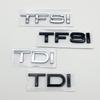3D Chrome Glossy Black ABS TDI TFSI Car Rear Emblem Sticker for S A1 A3 A4 A5 A6 A6L A7 A8 S3 S6 Q3 Q5 Q7 TT S RS