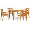 Vidaxl 5-Cz. Garden Furniture Set, Solid Acacia Wood