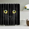 Wild Animals Bath Curtains Lion Leopard Cat Bathroom Decorative Shower Curtains Bathtub Decoration Bath Curtains