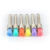 100Pcs Dental Lab Nylon Small Latch/taper Polishing Polisher Prophylaxis Soft Brushes Dentist Products 0.6Cm Brus White Fla