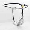 Female Invisible Adjustable Chastity Belt Stainless Steel Lockable T-Back Chastity Device Bondage Panties BDSM Adult Sex Toys