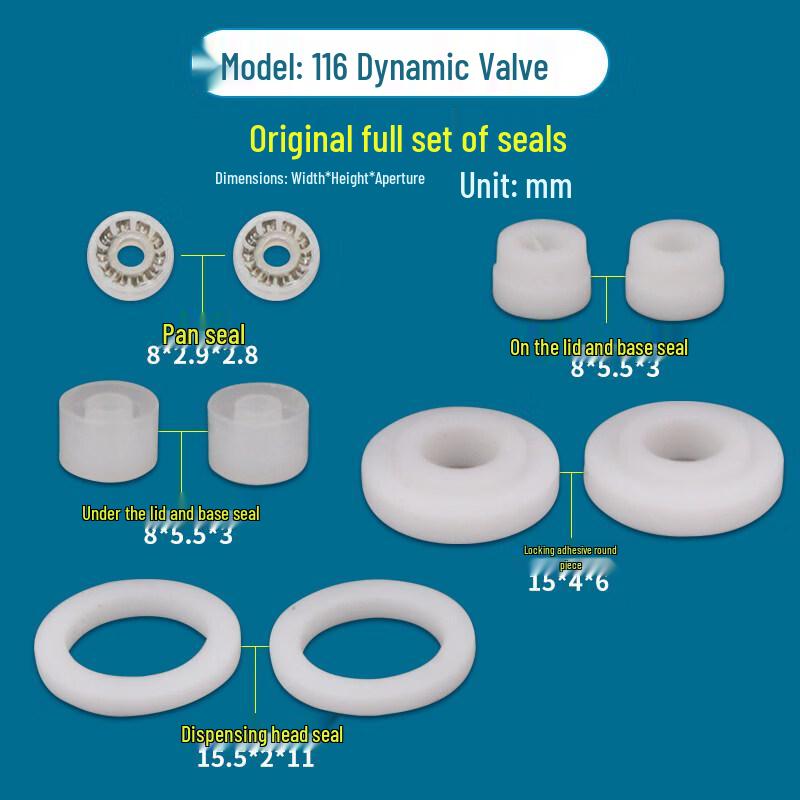 Jun Ding Ying MY-116 Dispensing Valve Full Seal Kit