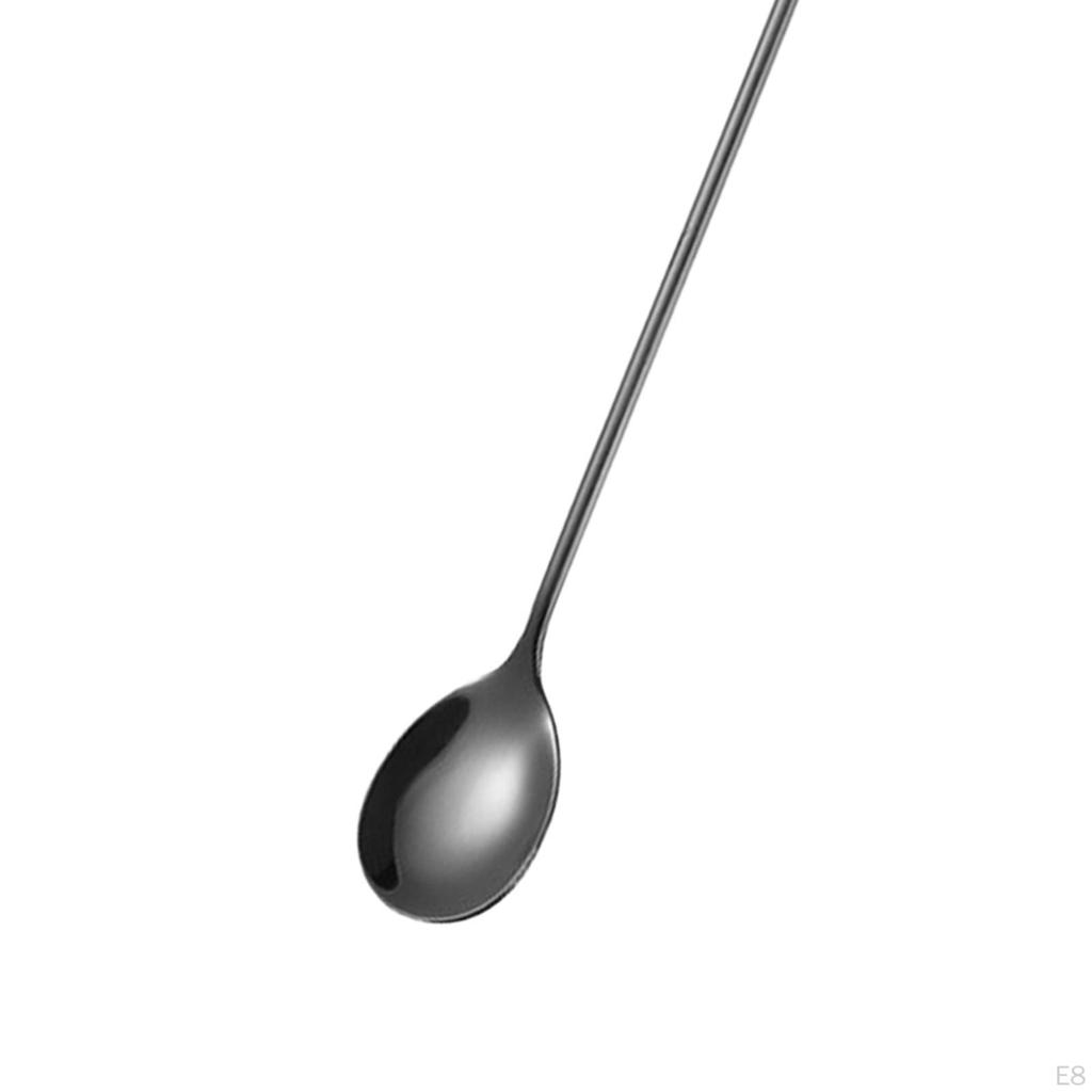 Mixing Spoon Serving Cocktail Stick Easy To Clean Kitchen Utensils Long Handle Stirring Rod