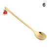 Kitchen Xmas Gifts Christmas Stainless Steel Coffee Spoon Table Ornament Tableware