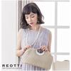 Party Bag Clutch Bag Satin Pleated Processing [REOTTI] Women's