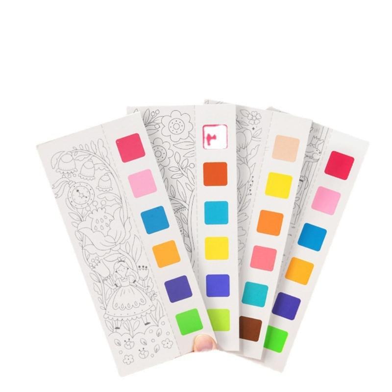 Reusable Water Drawing Book For Kids Safe Materials Disappears Dry Fantasy Themes Portable Designs