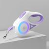 LED Retractable Dog Leash - Tangle-Free, Luminous Rope for Safe Walks.