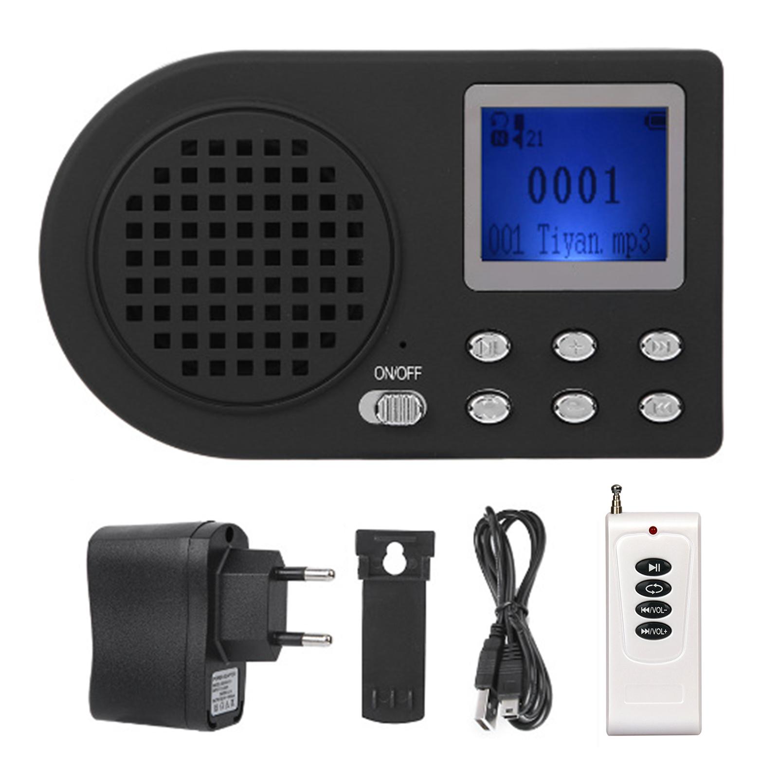 

Имитация щебетания птиц, усилитель щебетания птиц на открытом воздухе с беспроводным пультом дистанционного управления, 110 звуков животных в формате MP3 With Remote Control