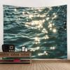 VIKAMA Artistic Seascape Tapestry Shimmering Ocean Landscape Tapestry Ideal For Living Room And Bedroom Ambience Decoration