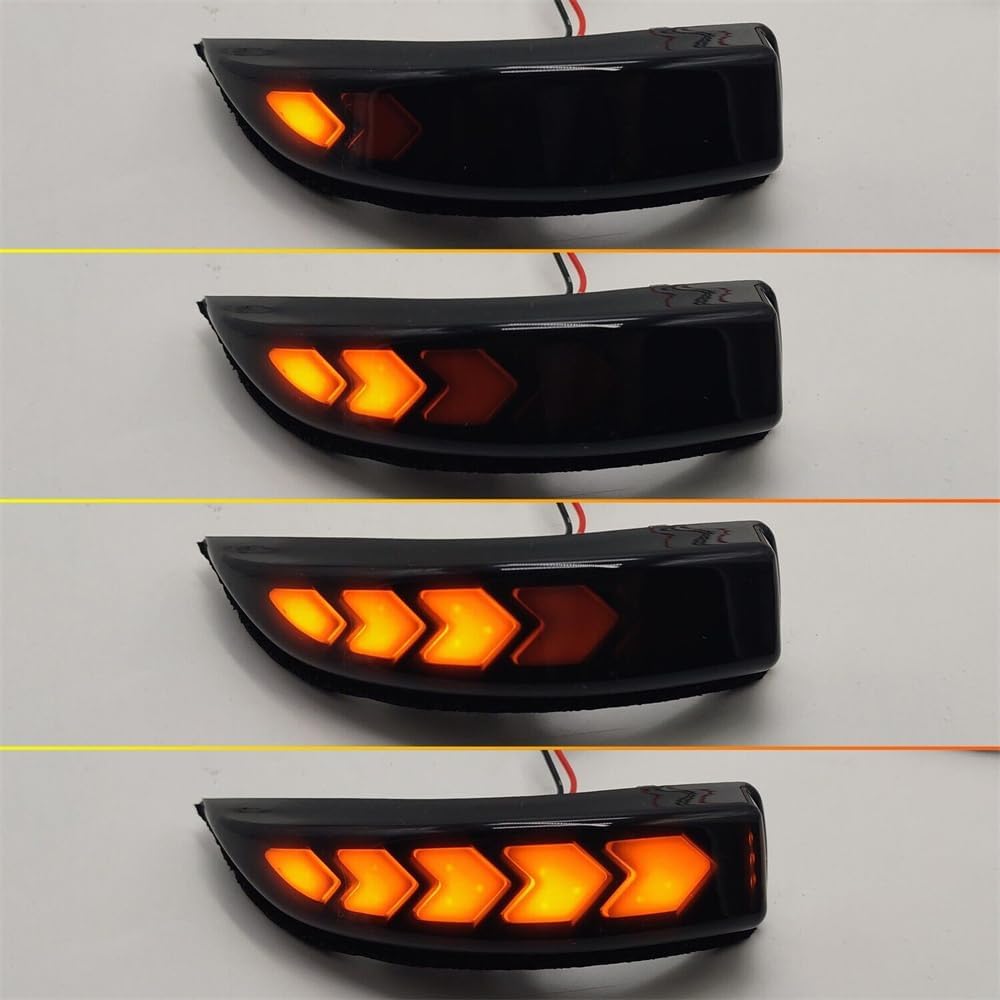for Toyota Corolla 2014-2018, CHR 2015-2019 Customized Side Rear View Mirror Indicator Blinker Repeater Dynamic Turn Signal Light LED Replacement