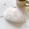 Autumn and Winter Plush Hairpin Wild Candy Net Red Bb Side Clip Korean Real Rex Rabbit Fur Hair Accessories Hairpin