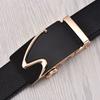 Men'S Cowhide Belt High-End Automatic Buckle Leather Belt Men'S Middle-Aged And Young Leisure Business Belt Men
