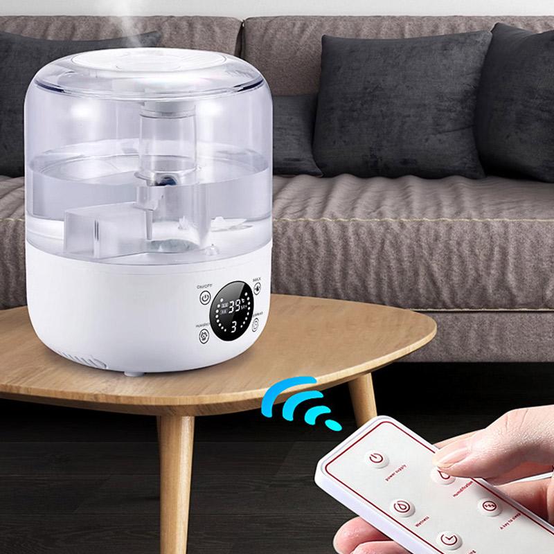 3L Air Humidifier Large Capacity Home Humidifier Plant Mist Aroma Diffuser with Remote Control Timer
