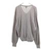 Lacoste 90s Old USA Made Long Sleeve V Neck Knit XL Gray Sweater Men's Used