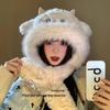 Women's Lamb Plush Winter Hat & Scarf Set