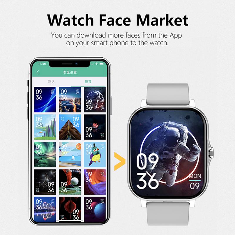 Original Smart Watch Clock Fitness Heart Monitor Sport Smartwatch Bluetooth Calls Watches For Men Women Pk Huawei Amazfit