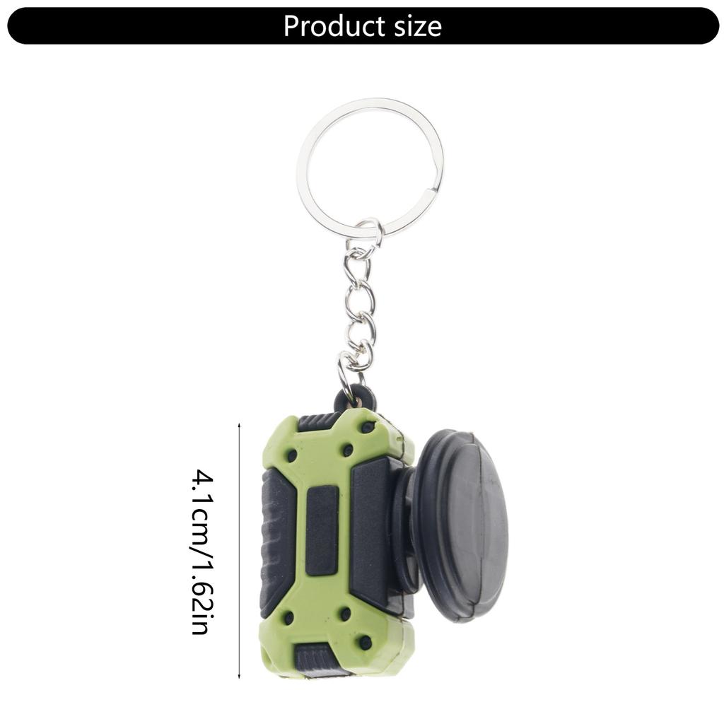 Creative Double Function Mini Grinder Keychain Constructed From Sturdy Soft Rubber Enhancing Aesthetics For Quality Concerned Individuals