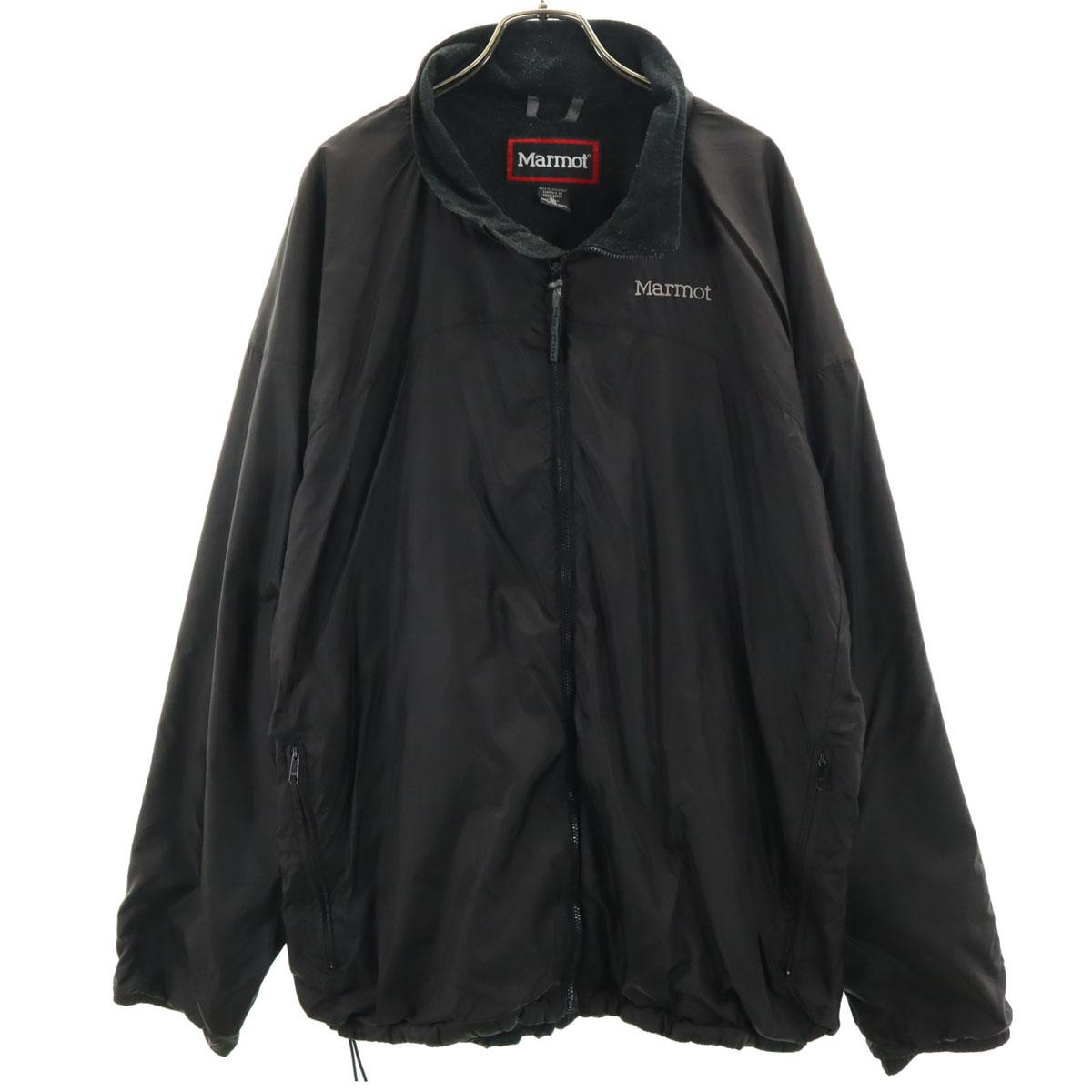

MARMOT Track jacket XL black Tricot lining Men s Used