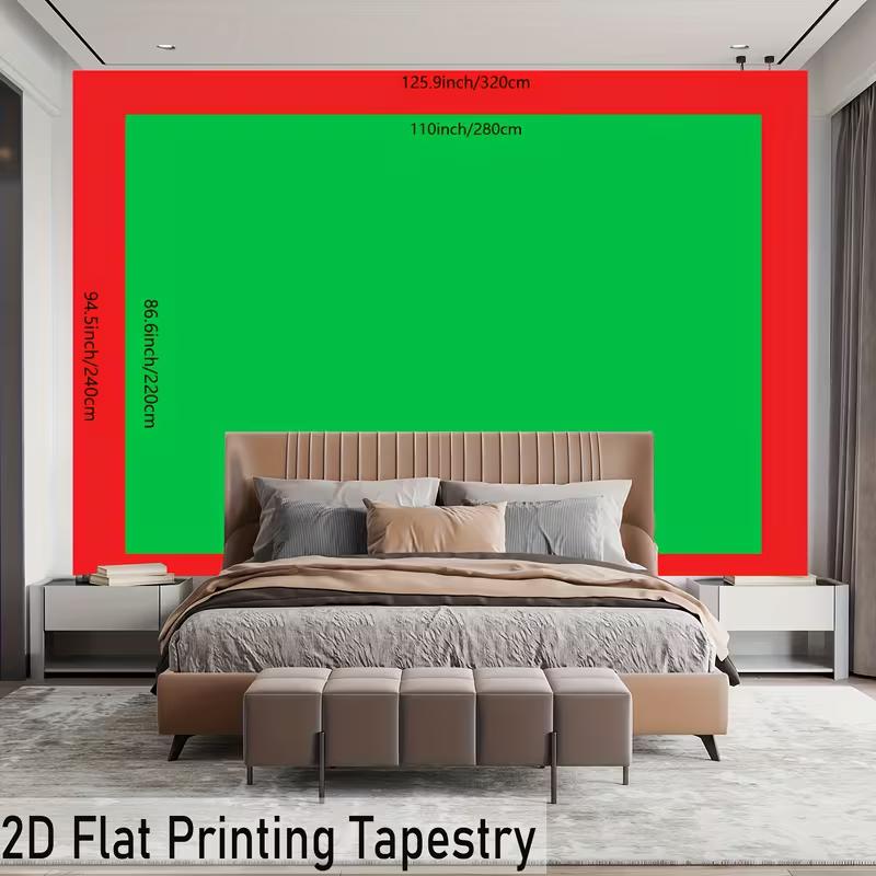 2D Tropical Waterfall Tapestry Lush Rainforest Background Cloth