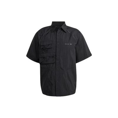 Originals Trefoil Solid Polo Shirt Men Tops Black HK2733