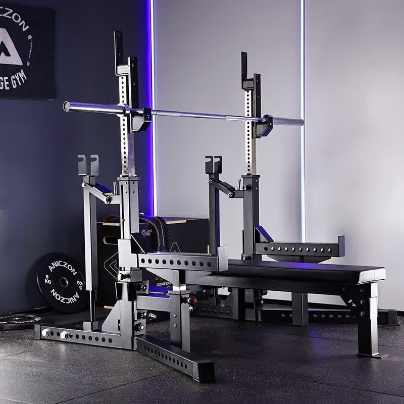 TEZEWA Professional Multi-functional Squat and Bench Press Rack