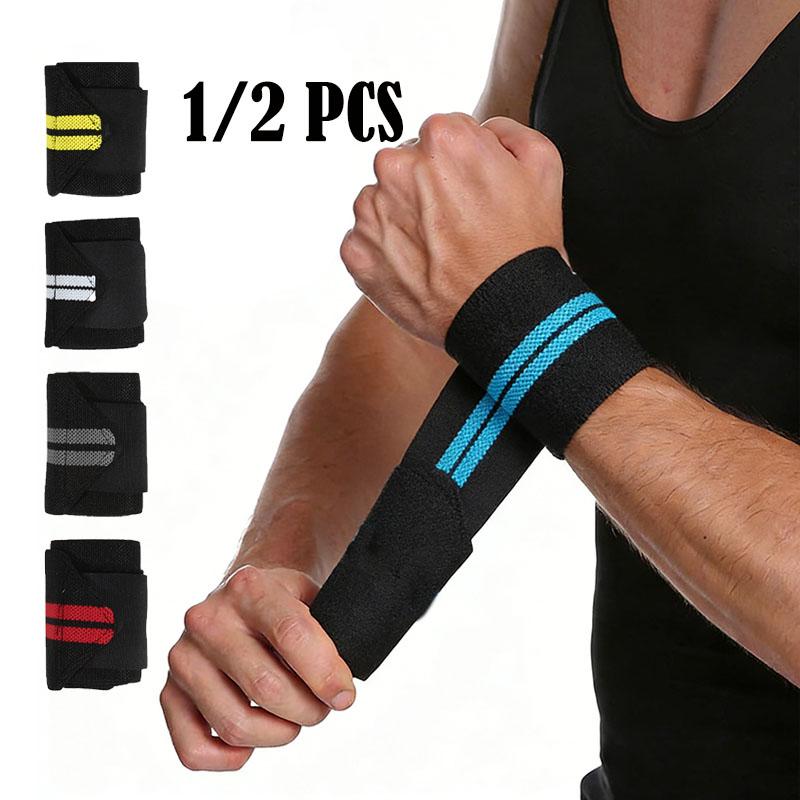1/2PCS Pro Weight Lifting Wrist Wraps-Heavy Duty Support Brace for Gym Fitness amp Strength Training-Premium Wristband Protector