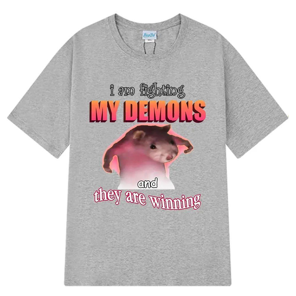 Pánské zábavné tričko s potiskem myši s krátkým rukávem, letní, ležérní, všestranné, pouliční atmosféra, cool, prodyšné, nadměrné