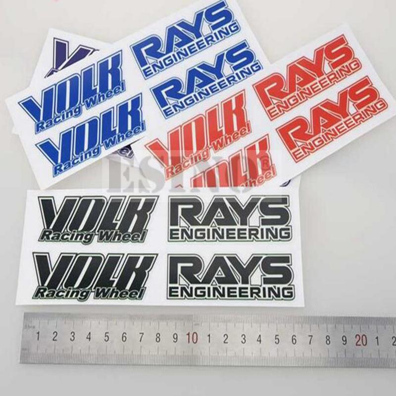 Volk Rays Autostyling Klasický Dekorativní Vinylový Ráfek Kreativní Sada Samolepek pro RAYS Volk Racing TE37 TE37 SL TE37C