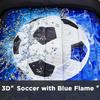3D Soccer Bedding Set 3 Pieces(1 Soccer Duvet Cover 2 Pillowcases) Sport Microfiber Bedding Set for Boys Kids Teens