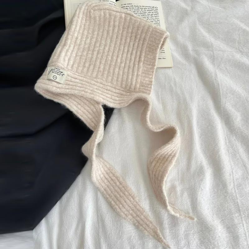 1PC Winter Warm Apparel Accessories Knitted Hat Outdoor Coldproof Soft Thickened Wool Hedawear Windproof Scarf Balaclava Cap