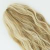 18 Inch Women's Lilac Highlight Natural Wave Drawstring Adjustable Size Black Synthetic Hair Beige Clip Portable Easy Ponytail