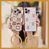 Creative Cute Phone Case For Tecno Spark30 4G/KL6 Bracelet Back Cover Waterproof Ring Heat Dissipation Solid Color Funny