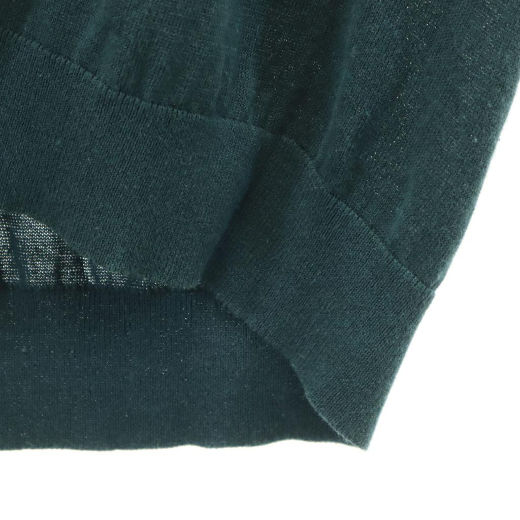 Paul Smith Long Sleeve Long Knit Cardigan M Deep Green Women Used