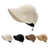 Women Foldable Sunhat Summer Outdoors Beach Fisherman Hat Sunscreen UV Protection Cap Adjustable Hiking Wide Brim Bucket Caps