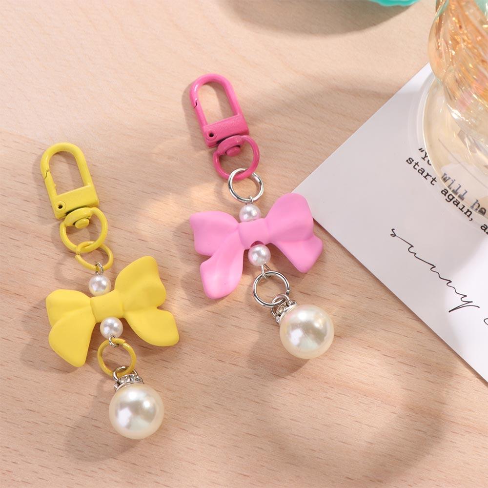 Pandantiv Arc Nod Breloc Breloc Imitație Arc Breloc Culoare bomboană Arc Nod Pandantiv Cadouri pentru fete