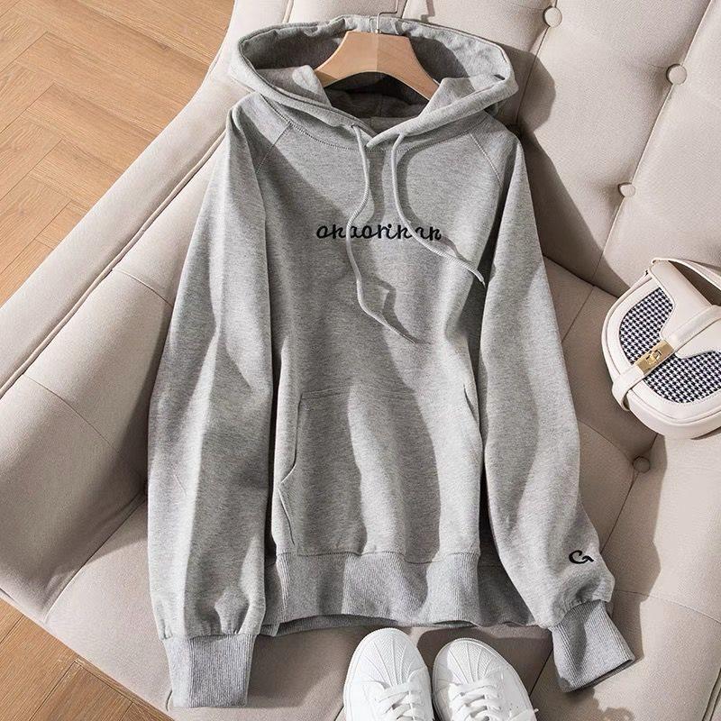 

2025 Autumn Women s Trendy Korean-Style Loose Hooded Sweatshirt - Casual Versatile Pullover M (suggested 40-52.5 kg)