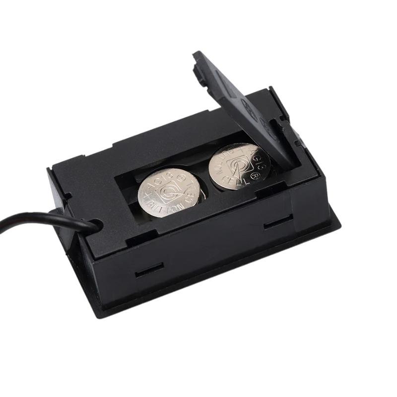 Car Digital Thermometer Mini LCD Temperature Indoor Outdoor Aquarium Temperature Tester Monitor Embedded Temperature Sensor