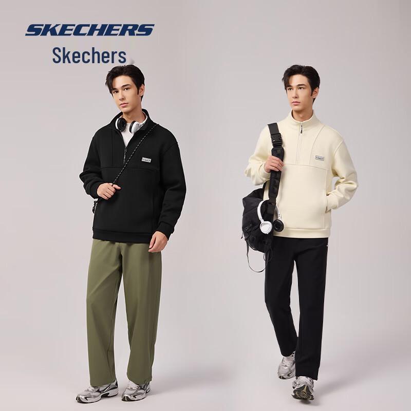Skechers Unisex Half-Zip Fleece Sweatshirt