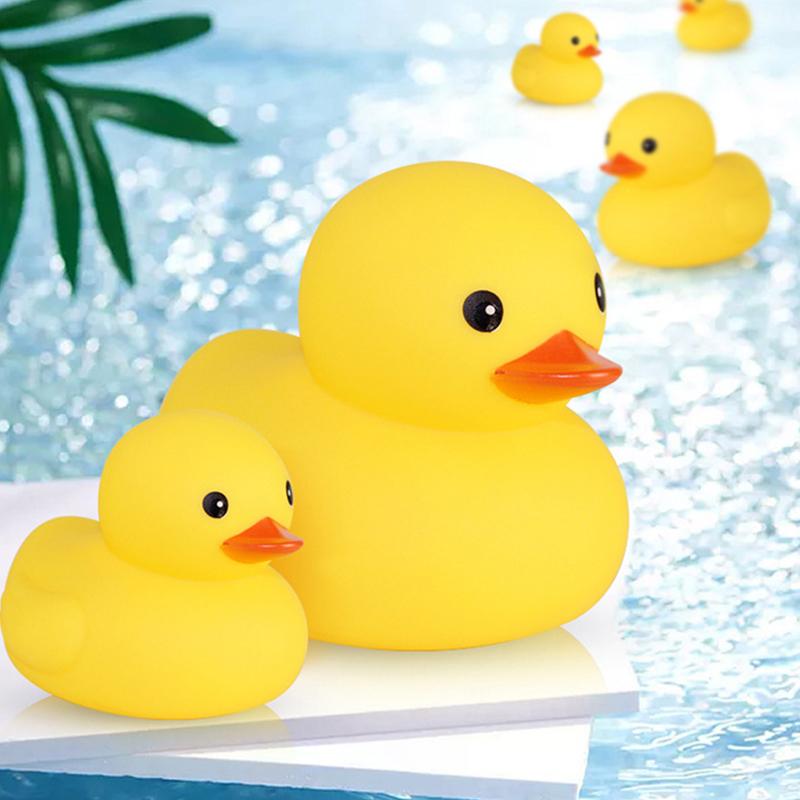 Baby Bath Toys Cute Duck Baby Gift Bathroom Rubber Large Yellow Duck Bathing Toy