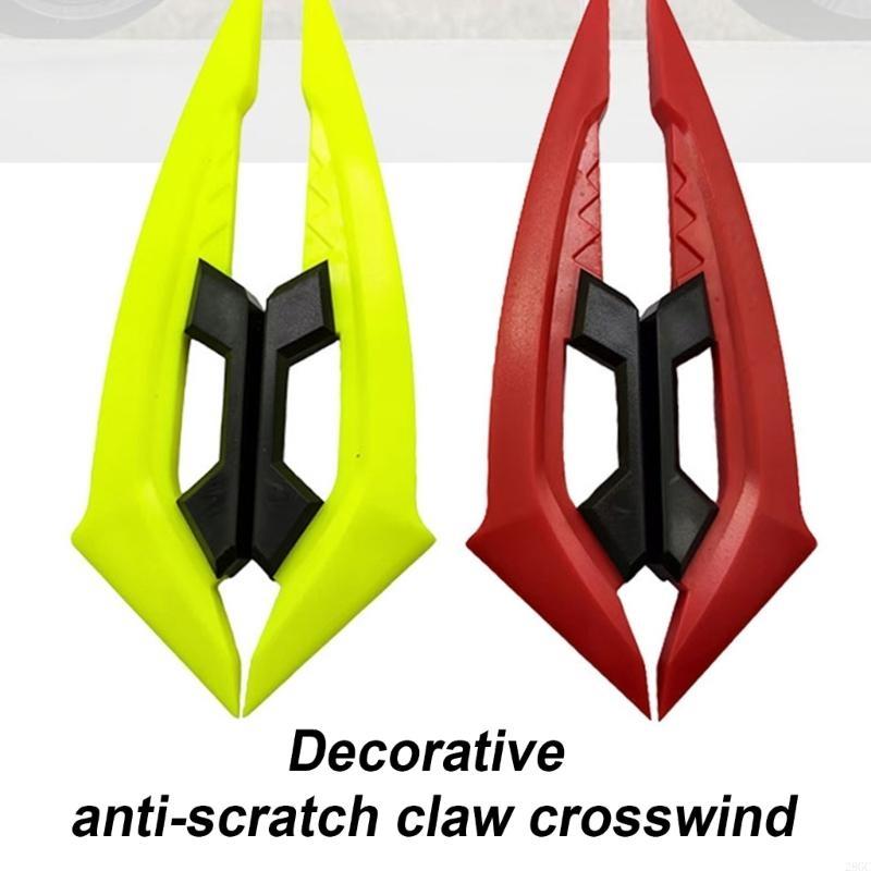 28GC 2pcs Motorcycle Fixed Wind Wing Aerodynamic Front Spoiler for Electric Scooters