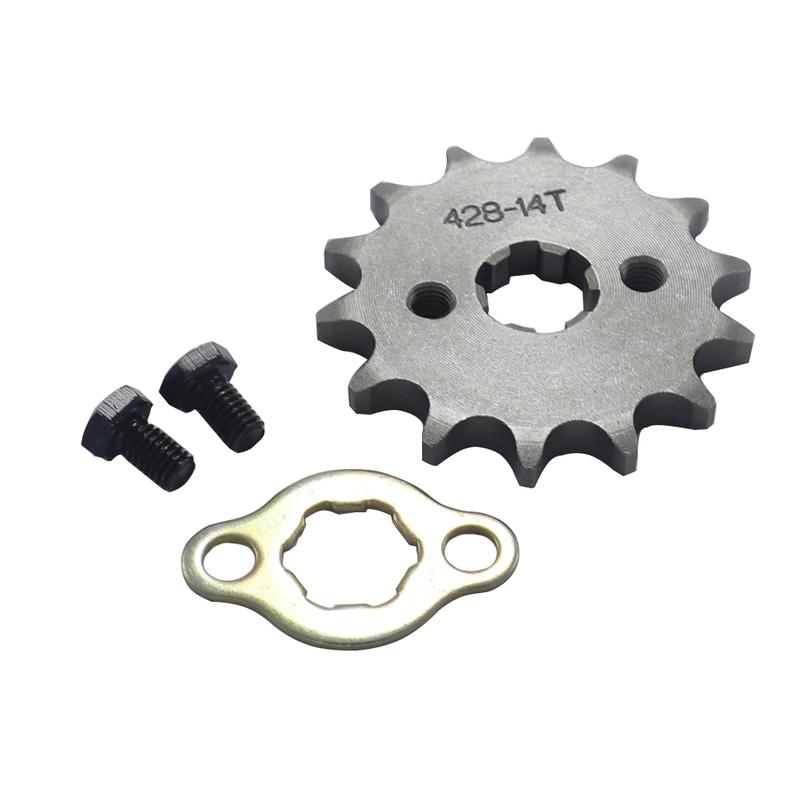 428 Chain 14T 17mm 20mm Front Engine Sprocket For 50cc To 125cc Dirt Bike ATV Go Kart Quad Pitbike Buggy Motorcycle