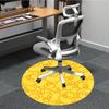 1pc Rubber Duck Pattern Chair Carpet for Office  Machine Washable Rug for Office,  Good Gift for Family or Friends Yy251225198