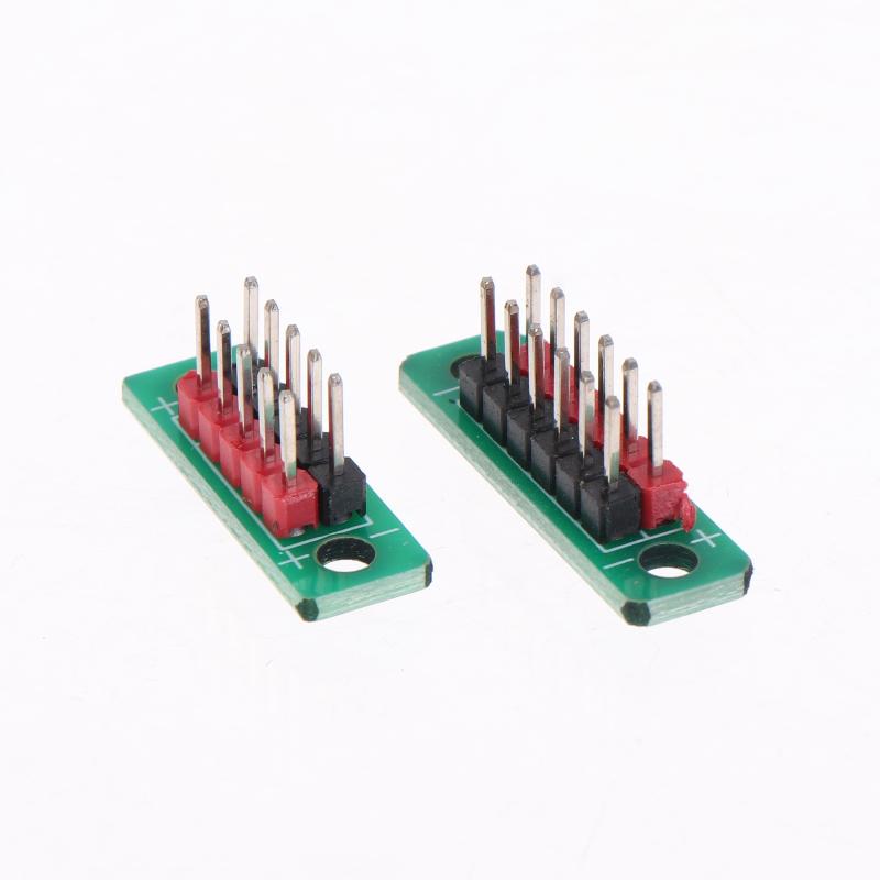 1/5Pcs Terminal Block Pin Header Socket Pitch 2.54Mm 2-Row 5P / 6P Pin Distribution Board / Wire Transfer Board